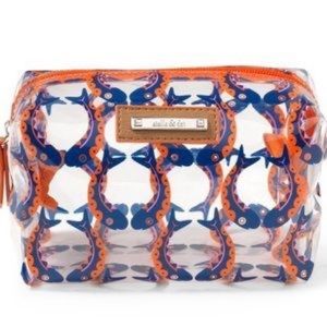 Stella & Dot cleat pouf with fish motif